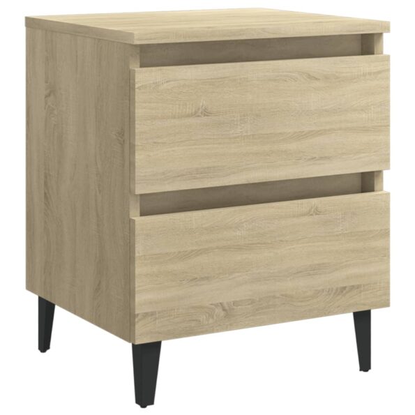 VXL8720286356852_g_en_hd_3.jpg vidaXL Nočné stolíky 2 ks, dub sonoma 40x35x50 cm, kompozitné drevo – Obrázok 5