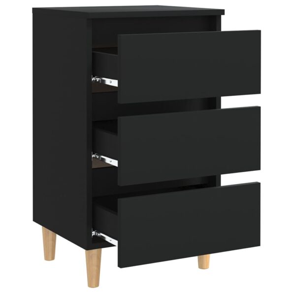 VXL8720286356982_g_en_hd_2.jpg vidaXL Nočný stolík nohy z masívneho dreva čierny 40x35x69 cm – Obrázok 4