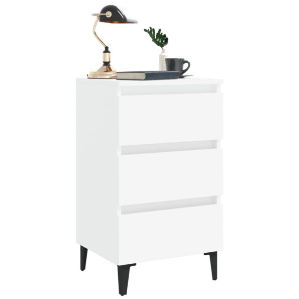 VXL8720286357149_g_en_hd_1.jpg vidaXL Nočný stolík nohy z kovu biely 40x35x69 cm – Obrázok 3