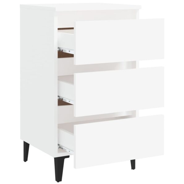 VXL8720286357149_g_en_hd_4.jpg vidaXL Nočný stolík nohy z kovu biely 40x35x69 cm – Obrázok 6