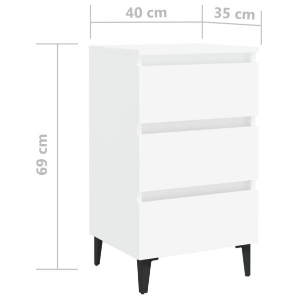 VXL8720286357149_g_en_hd_5.jpg vidaXL Nočný stolík nohy z kovu biely 40x35x69 cm – Obrázok 7