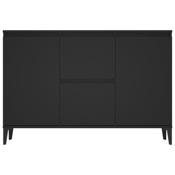 vidaXL Komoda, čierna 104x35x70 cm, kompozitné drevo – Obrázok 5