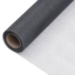 vidaXL Sieť proti hmyzu sklené vlákno 80x500 cm sivá