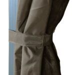 vidaXL Altánok so závesom a LED reťazou 3x3 m, sivohnedý, hliník – Obrázok 8