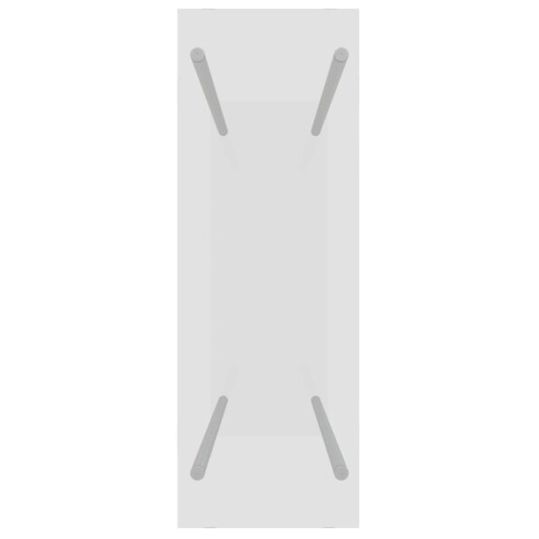 vidaXL Stojan na palivové drevo priehľadný 80x35x100 cm tvrdené sklo – Obrázok 4