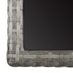 vidaXL 3-dielna záhradná jedálenská súprava sivá – Obrázok 12