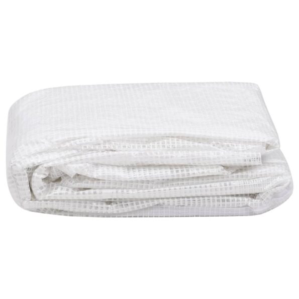 vidaXL Náhradná plachta na skleník (36 m²) 3x12x2 m, priehľadná – Obrázok 4