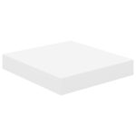 vidaXL Plávajúce nástenné police 2 ks dub a biele 23x23,5x3,8 cm MDF – Obrázok 4