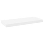 vidaXL Plávajúce nástenné police 2ks dubové a biele 60x23,5x3,8 cm MDF – Obrázok 4