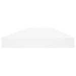 vidaXL Plávajúce nástenné police 2ks dubové a biele 60x23,5x3,8 cm MDF – Obrázok 6