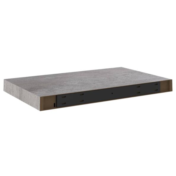 vidaXL Plávajúca nástenná polica betónovo sivá 50x23x3,8 cm MDF – Obrázok 6