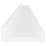 vidaXL Nástenné police 2 ks, biele 115x9x3 cm – Obrázok 7