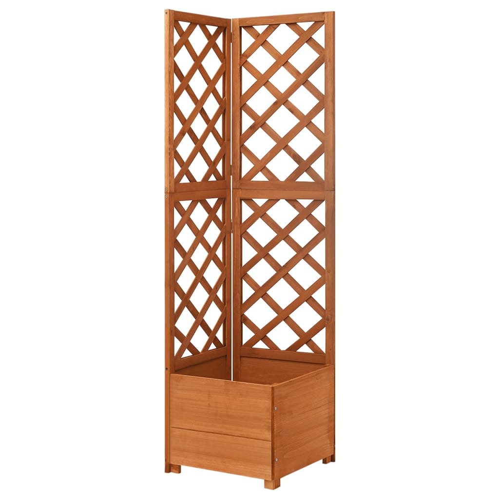 VXL8720286432273_a_en_hd_1.jpg vidaXL Rohový kvetináč s mriežkou 40x40x150 cm masívne jedľové drevo – Obrázok 1