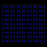 vidaXL LED svetelný rozprávkový záves 3x3 m 300 LED modrý 8 funkcií – Obrázok 4