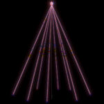 vidaXL Svetlá na vianočný stromček interiér exteriér 1300LED farebné 8m – Obrázok 2