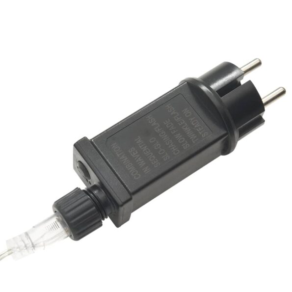 vidaXL Vianočná svetelná sieť modrá 4x4 m 544 LED interiér exteriér – Obrázok 7