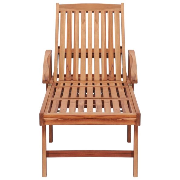 vidaXL Záhradné ležadlá 2 ks masívne tíkové drevo – Obrázok 3