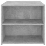 vidaXL Príručný stolík betónovo-sivý 50x50x45 cm drevotrieska – Obrázok 5