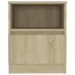 vidaXL Nočné stolíky 2 ks, dub sonoma 40x40x50 cm, kompozitné drevo – Obrázok 6