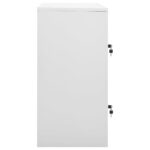 vidaXL Uzamykacia skriňa bledosivá 90x45x92,5 cm oceľová – Obrázok 3