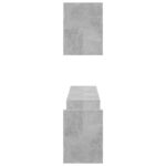vidaXL Nástenné police 2ks, betónovo sivé 100x15x20cm kompozitné drevo – Obrázok 6