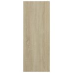 vidaXL Konzolový stolík, dub sonoma 78x30x80 cm, kompozitné drevo – Obrázok 6