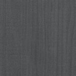 vidaXL Bočná skrinka sivá 60x36x65 cm borovicový masív – Obrázok 4