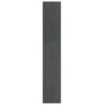 vidaXL Knižnica/deliaca stena sivá 100x30x167,5 cm masívna borovica – Obrázok 7