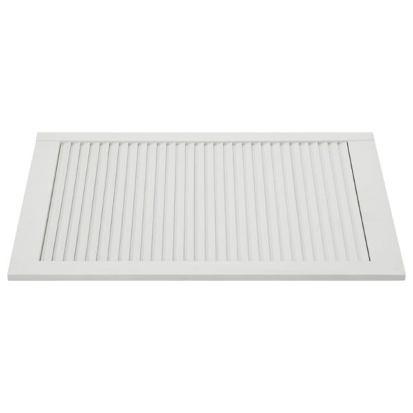 vidaXL Lamelové dvierka na skrinku 2 ks, biele 99,3x59,4 cm, borovica – Obrázok 5