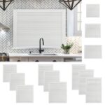 vidaXL Lamelové dvierka na skrinku 2 ks, biele 99,3x59,4 cm, borovica