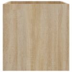 vidaXL Kvetináč vo farbe dubu sonoma 40x40x40 cm spracované drevo – Obrázok 6