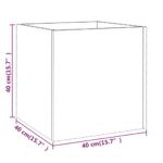 vidaXL Kvetináč vo farbe dubu sonoma 40x40x40 cm spracované drevo – Obrázok 7