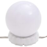 vidaXL Toaletný stolík s LED dub sonoma 86,5x35x136 cm – Obrázok 7