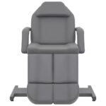 vidaXL Kozmetické kreslo z umelej kože, sivé 180x62x78 cm – Obrázok 2