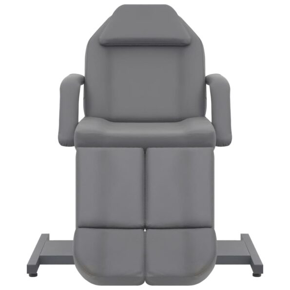 vidaXL Kozmetické kreslo z umelej kože, sivé 180x62x78 cm – Obrázok 2