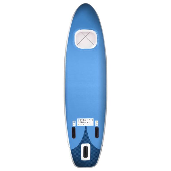 vidaXL Nafukovací Stand up paddleboard morský modrý 360x81x10 cm – Obrázok 4