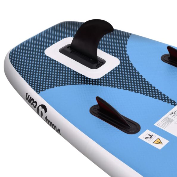 vidaXL Nafukovací Stand up paddleboard morský modrý 360x81x10 cm – Obrázok 6