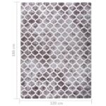 vidaXL Prateľný koberec 120x180 cm viacfarebný – Obrázok 5