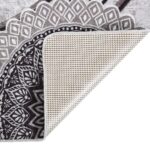 vidaXL Prateľný koberec 190x300 cm viacfarebný protišmykový – Obrázok 4