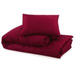 vidaXL Súprava obliečok čierna 200x200 cm ľahké mikrovlákno – Obrázok 6