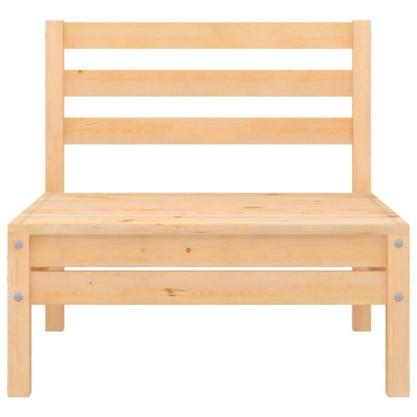 vidaXL Záhradná stredová pohovka, borovicový masív – Obrázok 2