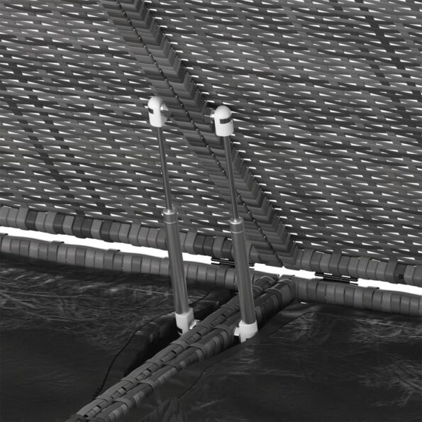 vidaXL Záhradný box na vankúše z polyratanu 291x100,5x104 cm sivý – Obrázok 4