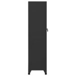 vidaXL Uzamykacia skriňa antracitová 38x45x180 cm oceľová – Obrázok 5