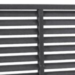 vidaXL Lamelový plot, WPC 180x180 cm, sivý – Obrázok 4
