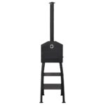 vidaXL Vonkajšia pec na pizzu na drevené uhlie s 2 šamotovými kameňmi – Obrázok 3