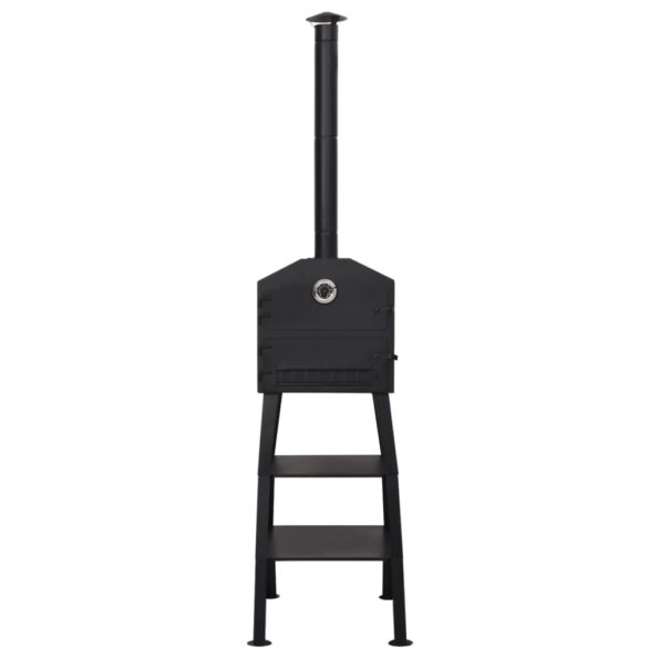 vidaXL Vonkajšia pec na pizzu na drevené uhlie s 2 šamotovými kameňmi – Obrázok 3