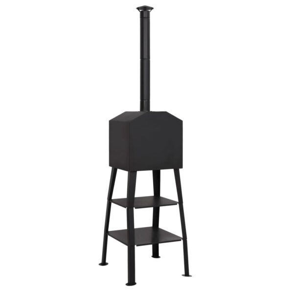 vidaXL Vonkajšia pec na pizzu na drevené uhlie s 2 šamotovými kameňmi – Obrázok 5