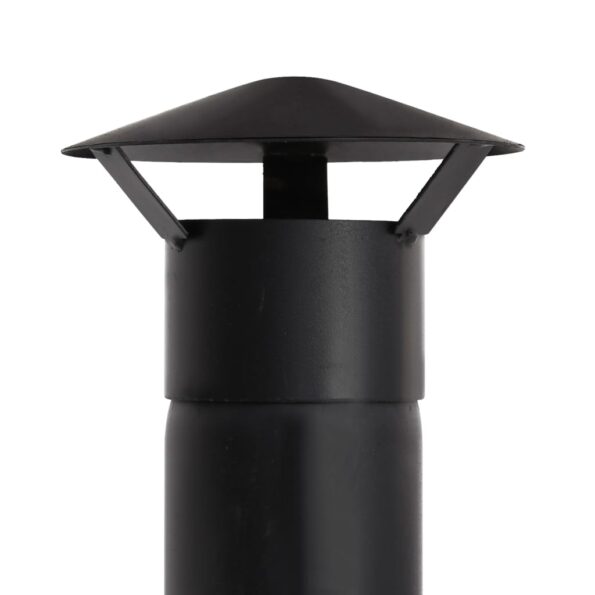 vidaXL Vonkajšia pec na pizzu na drevené uhlie s 2 šamotovými kameňmi – Obrázok 7