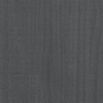 vidaXL Knižnica/deliaca stena sivá 36x33x110 cm masívna borovica – Obrázok 5