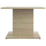 vidaXL Konferenčný stolík, dub sonoma 55,5x55,5x40cm, kompozitné drevo – Obrázok 5